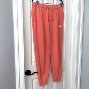 Nike coral women’s jogger sweatpants